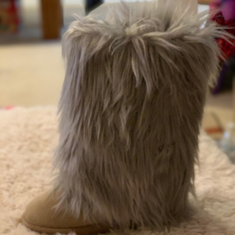 Custom made Fur covered Boots!!
